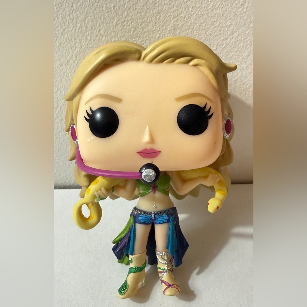 Funko POP Rocks Britney Spears 98 Vinyl Figure Slave 4 U Outfit Snake No Box